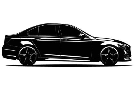 Sedan Car Silhouette Vector Art At Vecteezy