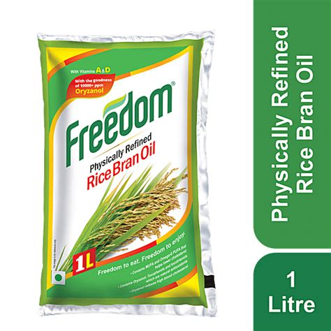 Buy Freedom Rice Bran Oil Physically Refined 1 Ltr Online At The Best