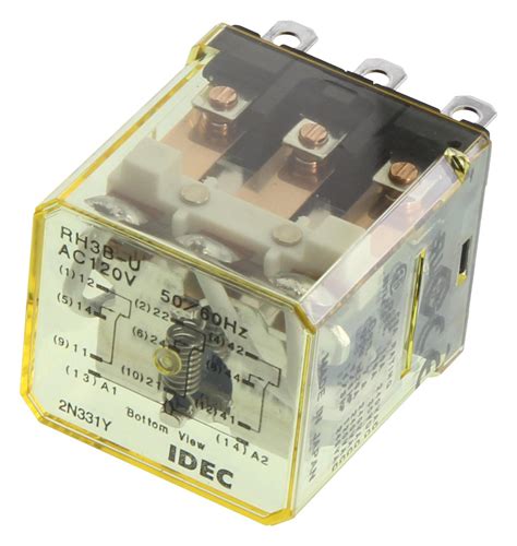 RH3B UAC120V Idec Power Relay 3PDT 120 VAC