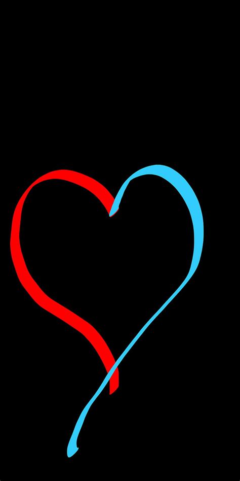 Heart Blue Corazones Red Hd Phone Wallpaper Peakpx