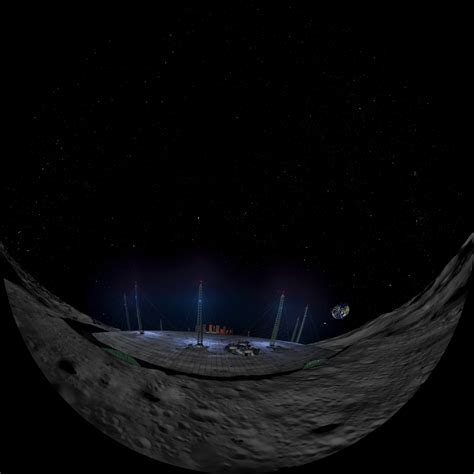 Tom Casey Shackleton Crater Colony At The Lunar South Pole