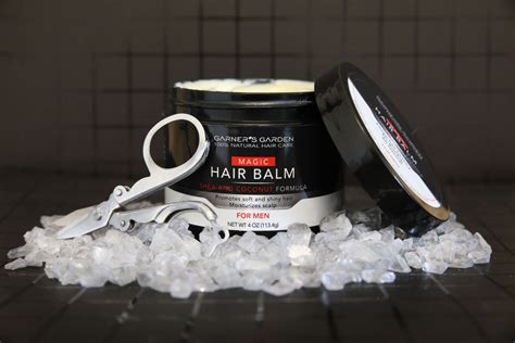 Mens Hair Balm Natural Hair Balm Garners Garden