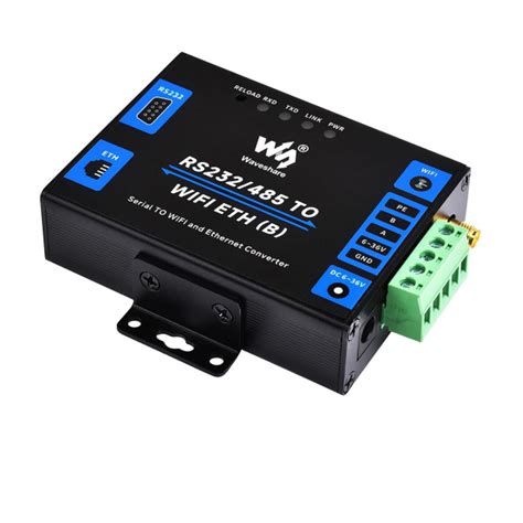 RS232/485 в WiFi и Ethernet, промышленный преобразователь ...