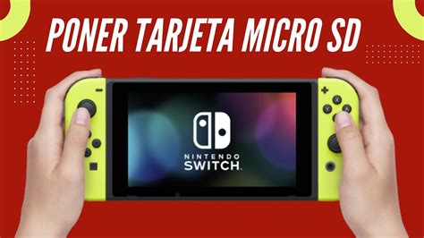 Como Se Pone Una Tarjeta Micro SD En Nintendo Switch YouTube