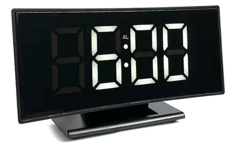 Rel Gio De Mesa Digital Led Grande C Calend Rio Temperatura Mercadolivre