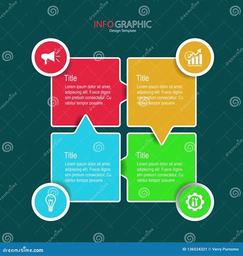 Infographic模板设计 4选择 向量例证 插画 包括有 信息 模板 背包 介绍 设计 136524321