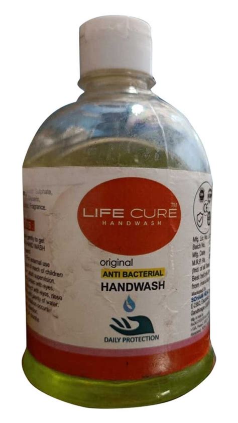 Life Cure Antibacterial Hand Wash Packaging Type Bottle Packaging