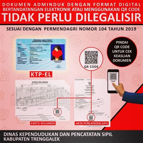 Dokumen Adminduk Format Digital Ber Tanda Tangan Elektronik Tte Atau