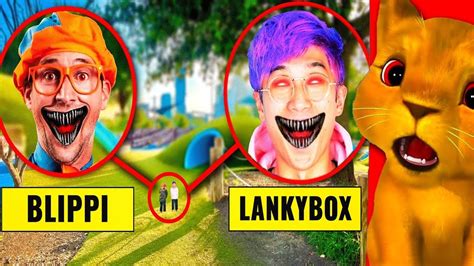 Drone Catches Evil Blippi And Evil Justin From Lankybox In Real Life