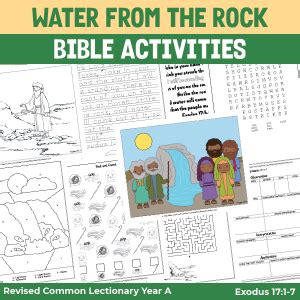 Water from the Rock | Exodus 17:1-7 - Bible Crafts and Activities