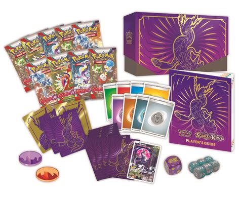 Pokémon Tcg Escarlata Y Púrpura Elite Trainer Box Púrpur