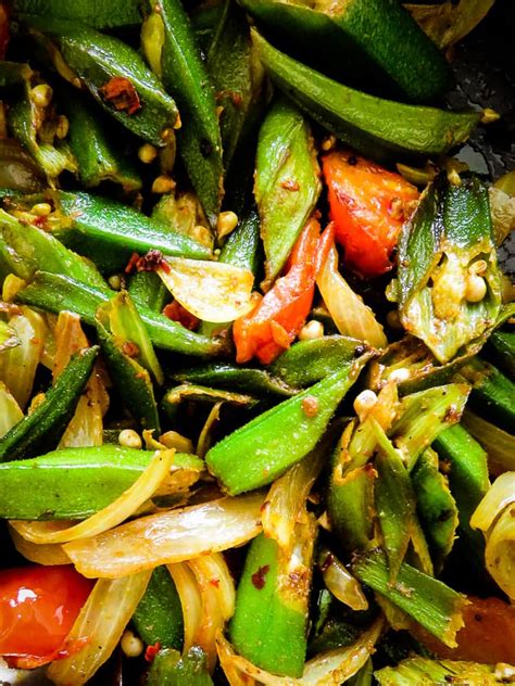 Sri Lankan Lady S Fingers Stir Fry Okra Bandakka Island Smile