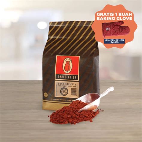 Jual Tulip Burgundy Cocoa Powder 2 5kg Cokelat Bubuk Shopee Indonesia