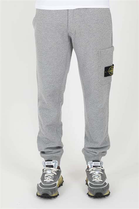 BAS DE JOGGING STONE ISLAND GRIS 771564520 V0M64