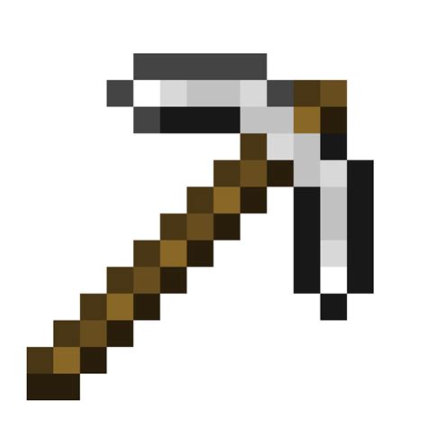 Minecraft Pickaxe Pixel Art