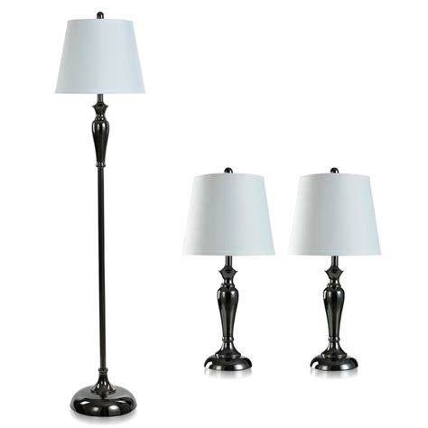Stylecraft Home Collection Traditional Medium Base E 26 Lamp Set With