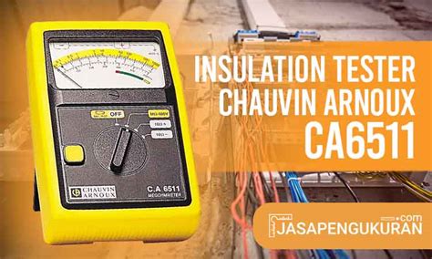 Pedoman Penggunaan Insulation Tester Chauvin Arnoux C A Dan