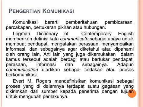 Kelompok Komunikasi Dan Sistem Pembelajaran Pai Ppt