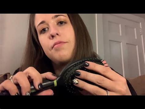 Asmr Hair Brushing Whisper Youtube