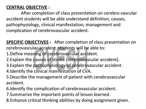 Cerebrovascular Accident Ppt