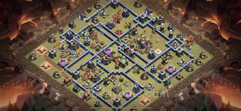 Best War Base TH14 with Link, Anti Air / Electro Dragon, Hybrid - Town Hall Level 14 CWL Base ...