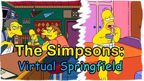 PC The Simpsons Virtual Springfield RUS YouTube