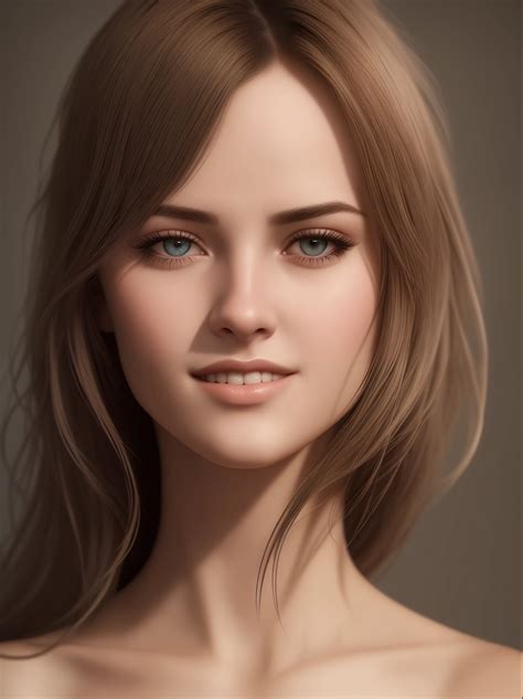 1girl Woman Complex 3d Render Ultra Detailed Smile Portrait Of