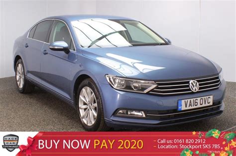 Used Blue Volkswagen Passat Saloon Se Business Tdi Bluemotion