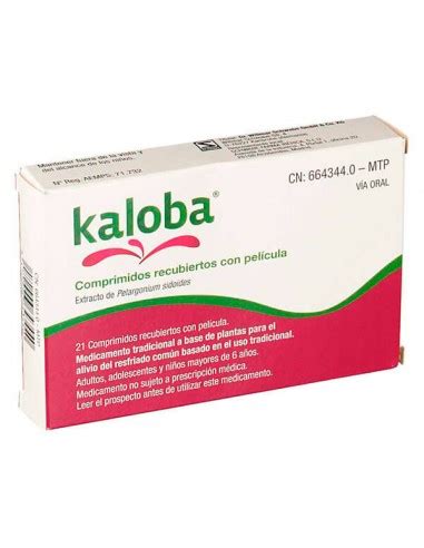 KALOBA 21 COMPRIMIDOS RECUBIERTOS Online