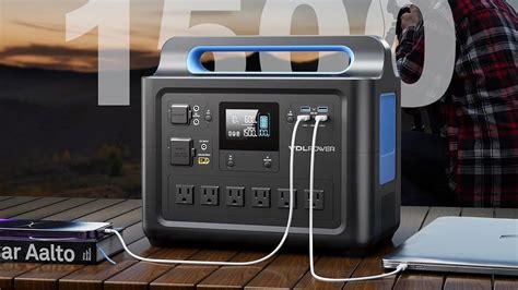 VDL HS1500 Portable Power Station Pure Sinewave AC Outlets Powerful