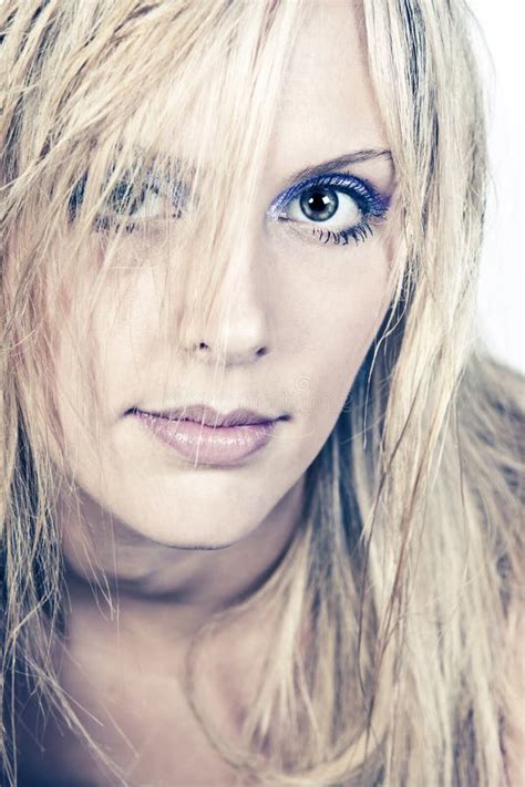 Stunning Blonde Haired Girl Stock Image Image Of Closeup Shot