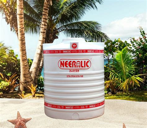 Neeralic Layer White Plastic Water Tanks L At Piece In