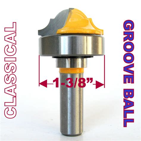 Pc Sh Top Bearing Classical Groove Bead Cove Ball End Router Bit