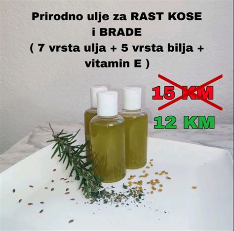 Ulje Za Kosu I Bradu Rast I Oporavak Kose Kozmetika Za Kosu I Bradu