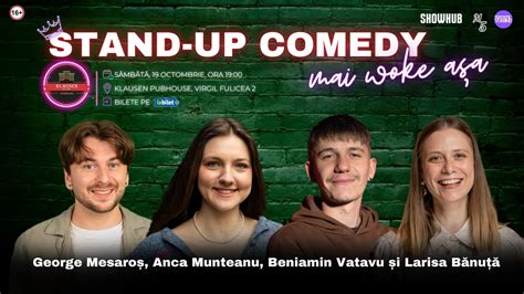 Bilete Cluj Napoca Stand Up Comedy Mai Woke Asa Klausen Pubhouse