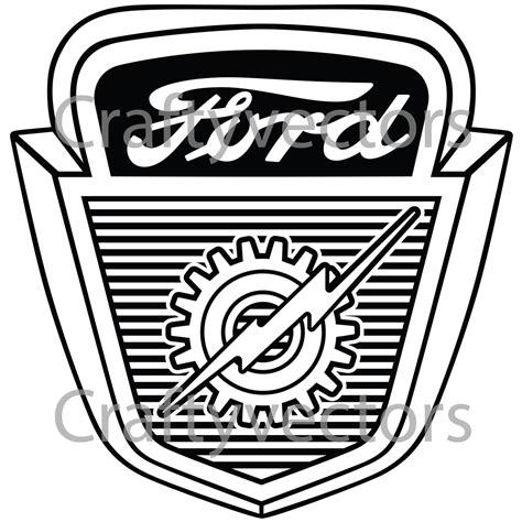 Ford Logo Vintage Truck Emblem Vector – Crafty Vectors