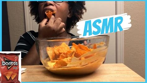 Asmr Nacho Cheese Doritos Chips Mukbang No Talking Crunchy Eating Sounds Youtube