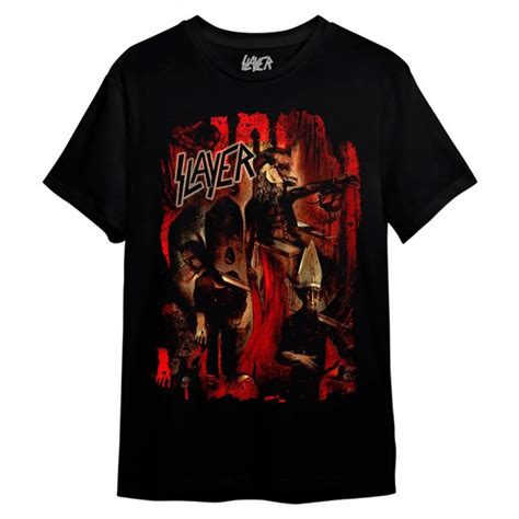 Camiseta Slayer Reign In Blood Consulado Do Rock