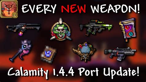 All NEW Calamity Mod Weapons Hellish Harbour Update V2 0 3 YouTube