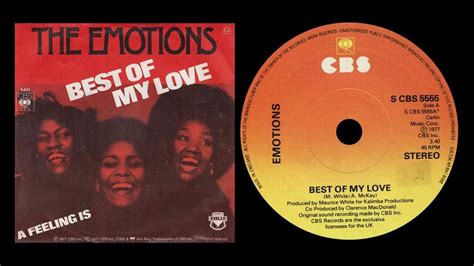 The Emotions Best Of My Love 1977 Youtube