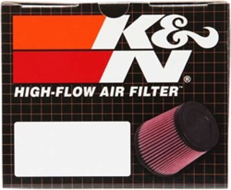 K N Universal Chrome Oval Tapered Air Filter In Flg Id X In Os L