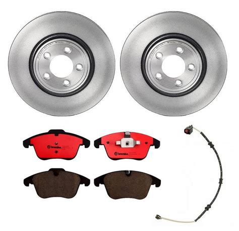 Jaguar Brembo Brakes Kit Pads And Rotors Front Mm Ceramic