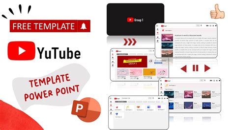 Youtube Inspired Power Point Template Tutorial Youtube