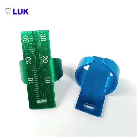 Autoclavable Aluminum Dental Endo Ring Ruler Endo Finger Ruler China