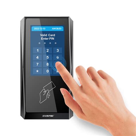 CT9 PRO TCP IP Standalone RFID And Keypad Access Control Terminal Qr