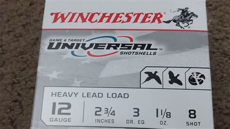 The Ammo Outlined Winchester Universal Gauge Shot