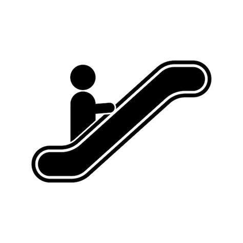 Premium Vector Escalator Icon Vector