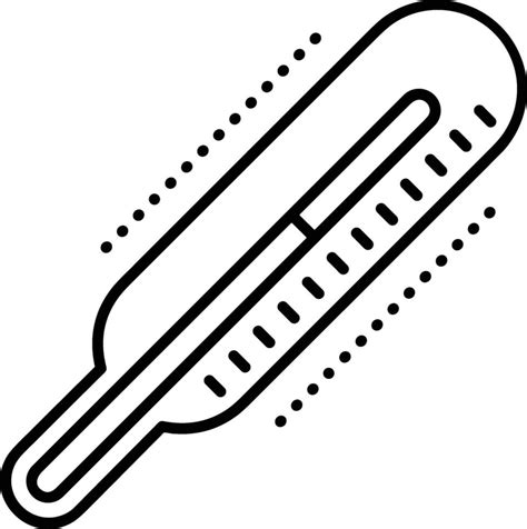 Thermometer Medicine Icon Symbol Image Vector Illustration Of The Temperature Cold And Hot