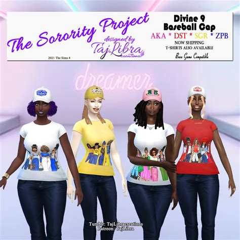 TajLibra Creations — Divine 9 Sorority & Fraternity Baseball Caps by...