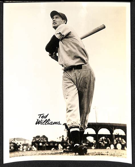 Lot Detail C 1950s Ted Williams Souvenir Or Team Issued 8 X10 Photo